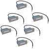 vidaXL Lampes LED encastr&eacute;e d'escalier 6 pcs 44x111x56 mm