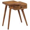 vidaXL Table de chevet Bois d'acacia massif 45 x 32 x 55 cm