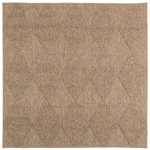 vidaXL Tapis de surface Carr&eacute; Naturel 120 x 120 cm
