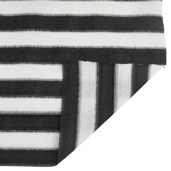 vidaXL Filet brise-vue anthracite et blanc 1,8x50 m PEHD 195 g/m&sup2;