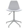 vidaXL Chaise pivotante de salle &agrave; manger Blanc PP