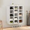 vidaXL Cabinet &agrave; chaussures avec &eacute;tag&egrave;re Blanc 77,5 x 30 x 83,5 cm