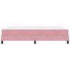 vidaXL Lit &agrave; ressorts avec matelas Rose 140 x 220 cm tissu
