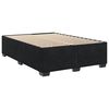 vidaXL Cadre de lit sans matelas noir 140x200 cm velours