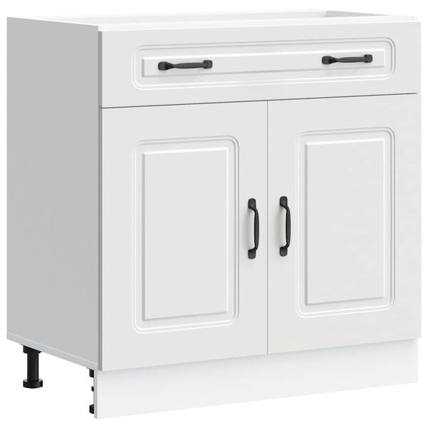 vidaXL Armoire de cuisine Kalmar blanc bois d'ing&eacute;nierie