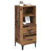 vidaXL Buffet Bois ancien 34 x 34,5 x 90 cm Bois d'ing&eacute;nierie