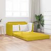 vidaXL Canap&eacute;-Lit 110cm Jaune tournesol Velours