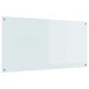 vidaXL Protection de cuisine Blanc 120 x 60 cm verre tremp&eacute;