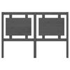 vidaXL Tête de lit Gris 145,5x4x100 cm Bois massif de pin