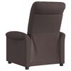 vidaXL Fauteuil inclinable Marron fonc&eacute; Tissu