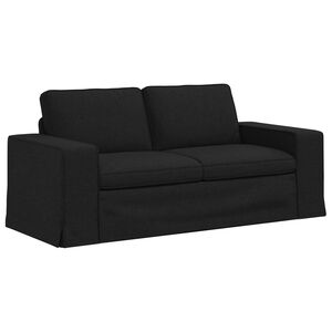 vidaXL Canap&eacute; Noir 182 x 80 x 82 cm tissu