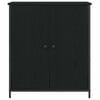 vidaXL Buffet Chêne noir 70 x 30 x 80 cm Bois d'ingénierie