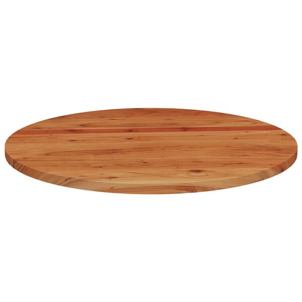 vidaXL Dessus de table &Oslash;80x3,8 cm rond bois massif d'acacia