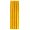 vidaXL Rideaux occultants 2 pcs Jaune moutarde 140 x 245 cm Velours