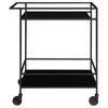 House Nordic Chariot de bar Avery 68x40x59 cm Noir