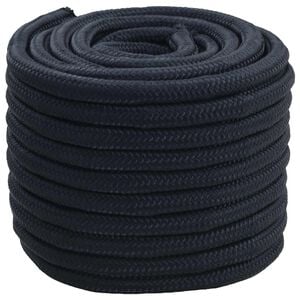 vidaXL Corde de bateau 2.5 mm 25 m Bleu royal Polyester