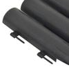 vidaXL Bordures de pelouse 36 pcs Anthracite 10 m PP