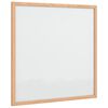 vidaXL Tableau blanc magn&eacute;tique avec cadre bois de pin massif 40x40 cm