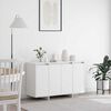 vidaXL Buffet Blanc 120 x 41 x 75 cm Bois d'ing&eacute;nierie