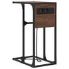 vidaXL Cabinet de chevet Ch&ecirc;ne brun 41,5 x 26 x 60,5 cm