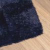 vidaXL Tapis shaggy &agrave; poils longs NAVARRA bleu marine 200x290 cm