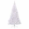 vidaXL Sapin de No&euml;l artificiel avec 300 LED Blanc 240 cm PVC et Acier