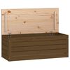 vidaXL Bo&icirc;te de rangement Marron miel 89x36,5x33 cm Bois massif pin
