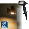 Luxform Lampe de jardin LED solaire intelligente &agrave; capteur Rosario