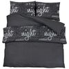 vidaXL Ensemble de housse de couette noir et blanc 155x220 cm coton