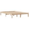 vidaXL Cadre de lit sans matelas 135x190 cm bois de pin massif