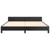 vidaXL Cadre de lit sans matelas noir 160x200 cm similicuir
