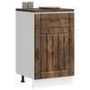 vidaXL Armoire de cuisine Lucca ch&ecirc;ne fum&eacute; bois ing&eacute;nierie