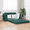 vidaXL Canap&eacute;-Lit 60cm Vert fonc&eacute; Velours