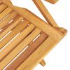 vidaXL Ensemble &agrave; manger de jardin 5 pcs Bois de teck massif