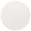 vidaXL Dessus de table Blanc &Oslash;80x2,5 cm Bois de pin massif