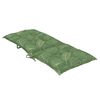 vidaXL Coussins de chaise de jardin &agrave; dossier haut lot de 4 tissu