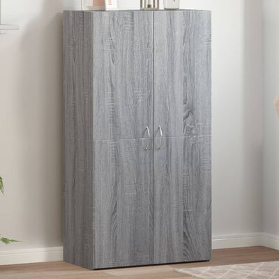 vidaXL Armoire de classement sonoma gris 60x32x115cm bois d'ingénierie