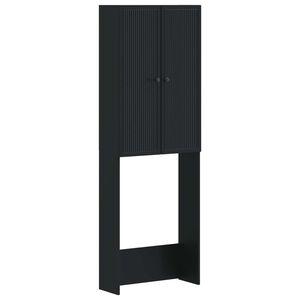 vidaXL Armoire de toilette EDE Noir 66 x 25,5 x 190 cm