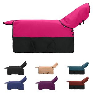 vidaXL Couverture &Eacute;quine Rose et Noir 145 cm Polyester