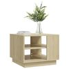 vidaXL Table basse chêne sonoma 55x55x43 cm bois d'ingénierie