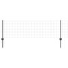 vidaXL Cl&ocirc;ture Euro avec poteau 10 x 0,6 m Acier recouvert de PVC Gris