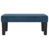 vidaXL Banc Bleu foncé 70x30x30 cm Velours