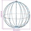 vidaXL Boule avec 192 LED Blanc froid 60 cm M&eacute;tal