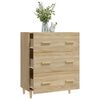 vidaXL Buffet Chêne sonoma 70x34x90 cm Bois d'ingénierie