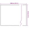 vidaXL Film pour vitres Rayures givr&eacute;es 45 x 2000 cm PVC