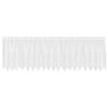 vidaXL Rideau en Dentelle Blanc 100 x 500 cm Polyester