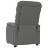 vidaXL Fauteuil inclinable &eacute;lectrique Gris fonc&eacute; Tissu