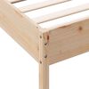 vidaXL Lit biblioth&egrave;que sans matelas 135x190 cm bois de pin massif