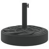 vidaXL Base de parasol pour mâts Ø38 / 48 mm 25 kg rond