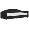 vidaXL Lit de jour avec matelas noir 90x190 cm velours